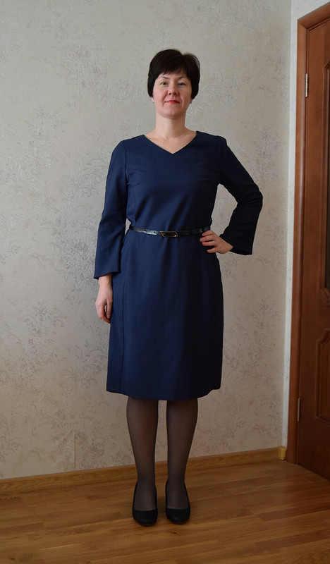 Синее платье от Yulya158