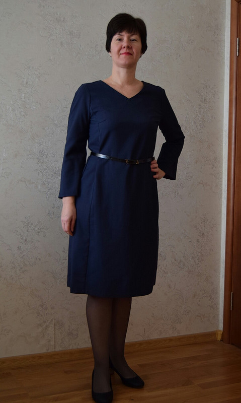 Синее платье от Yulya158