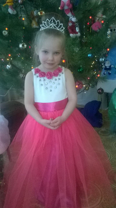 Платье для племянницы на новогодний утренник! от Дарья11