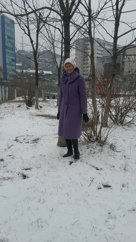 Фиолетовое пальто от vl-olga-2010