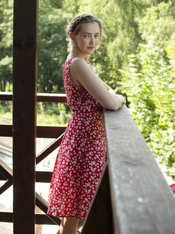 Платье с вырезом на спине от Анастасия Морозова