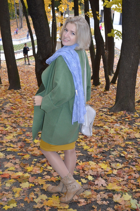 Зелёное пальто от Nadejda_Shahynova
