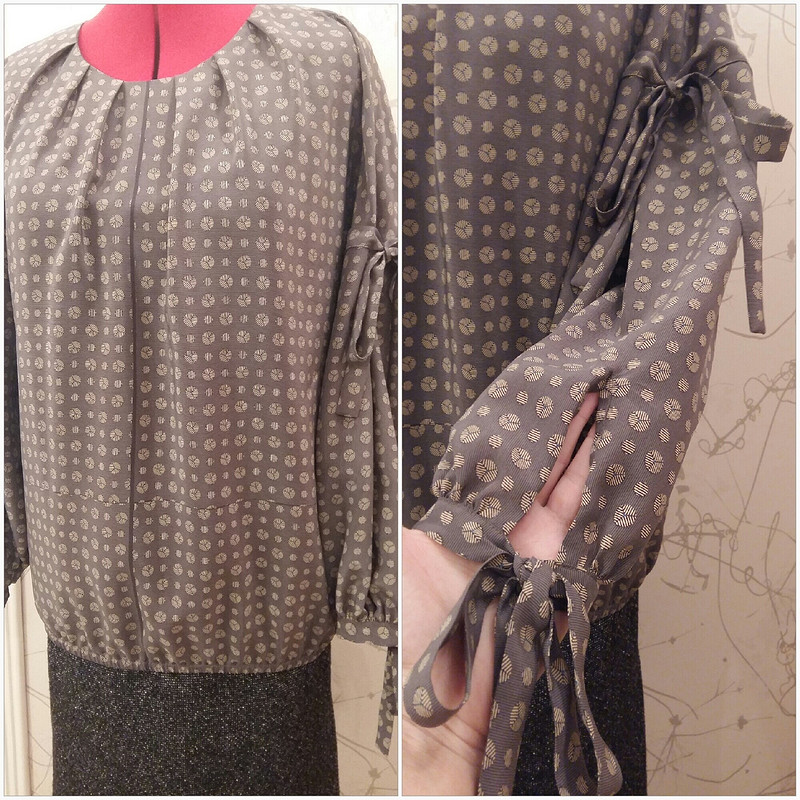 Блузка с бантиками на рукавах от Olga-A