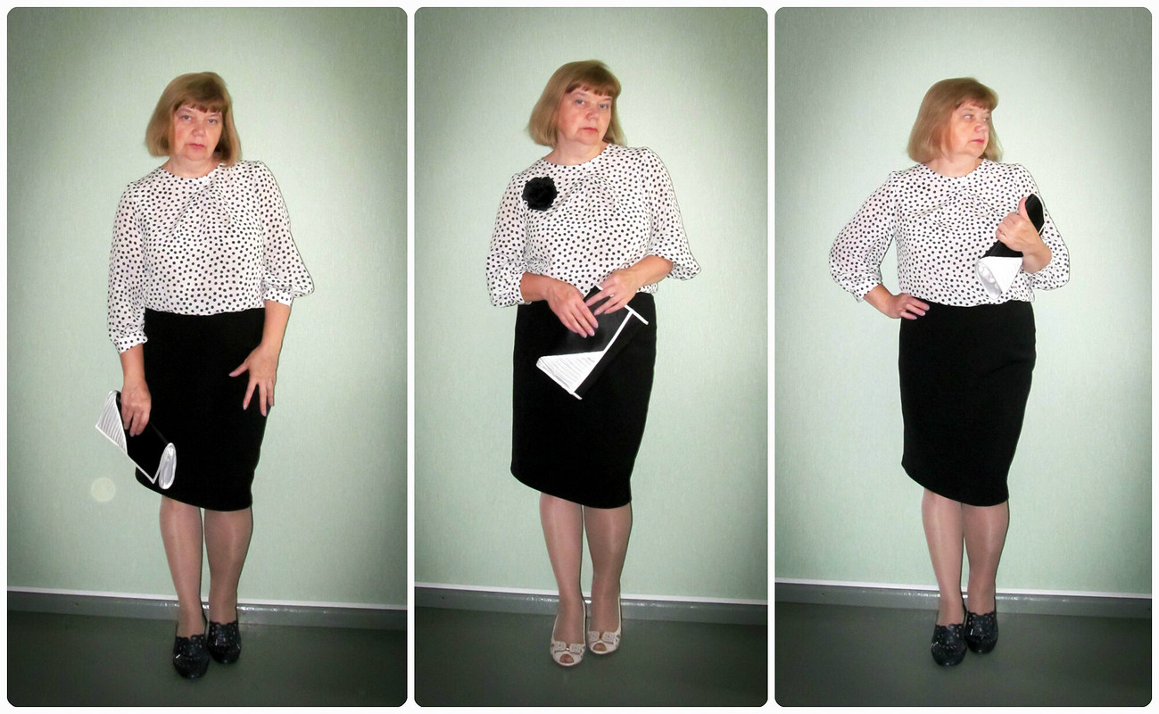 С Днем Учителя! или платье для «плюсиков» от Елена  arvovna