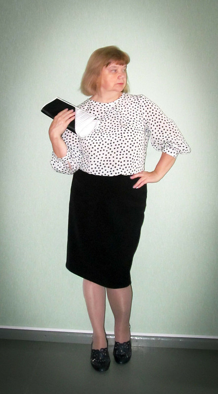 С Днем Учителя! или платье для «плюсиков» от Елена  arvovna
