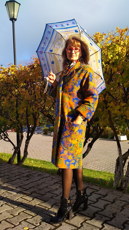 Яркая осень - пальто от olgaskiba
