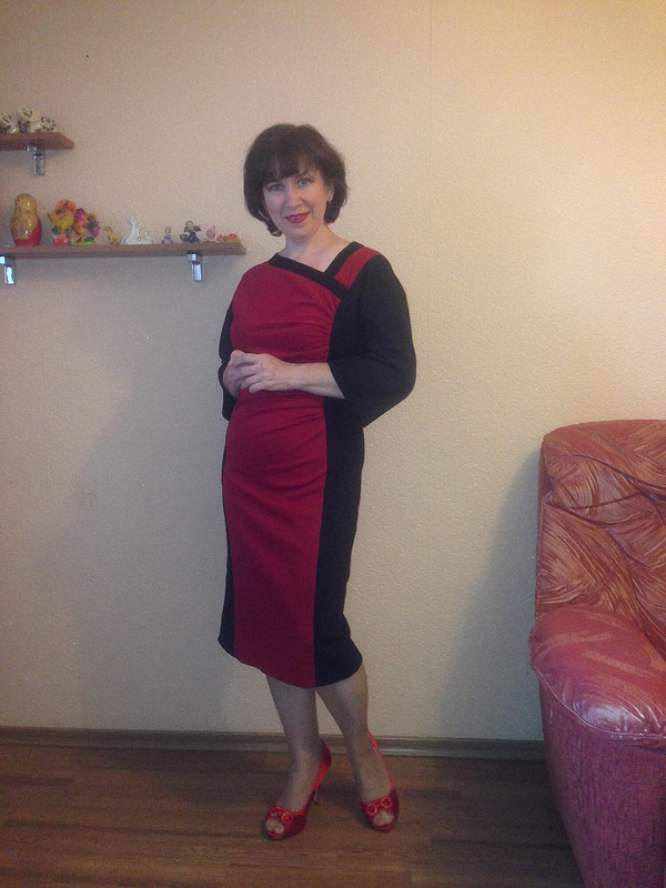 Комбинированное платье от Olga_kz