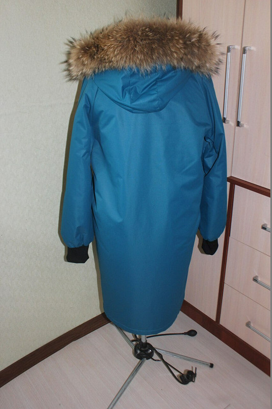 Зимняя куртка - удлиненный бомбер от Беляева Елена