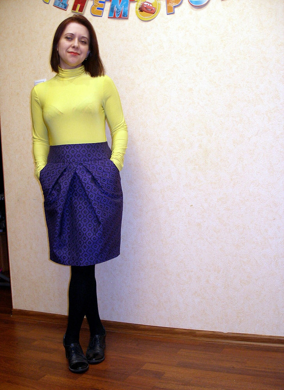 Декабрьская юбка на широкой кокетке от Maleki