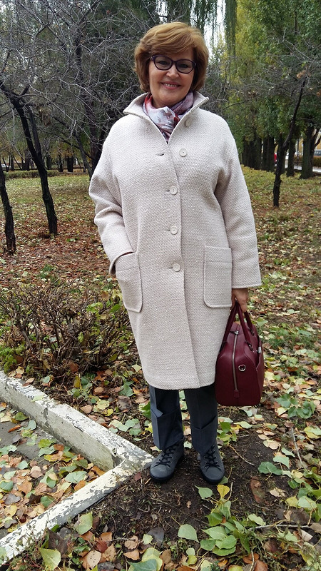 Юля, с днем рождения!!! Пальто розовое - Классика от Olga-A