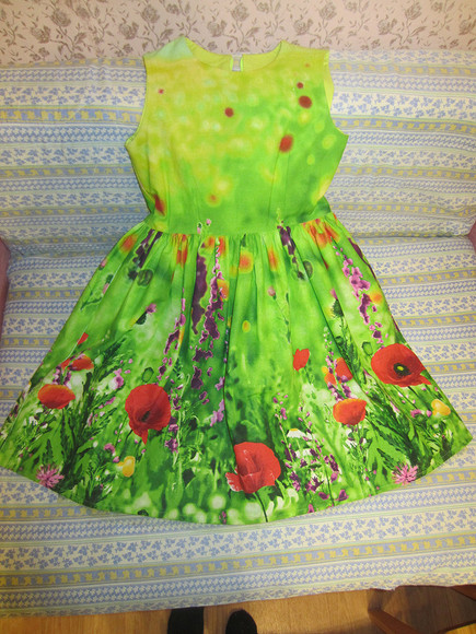 Платье «Цветущий луг» для девочки