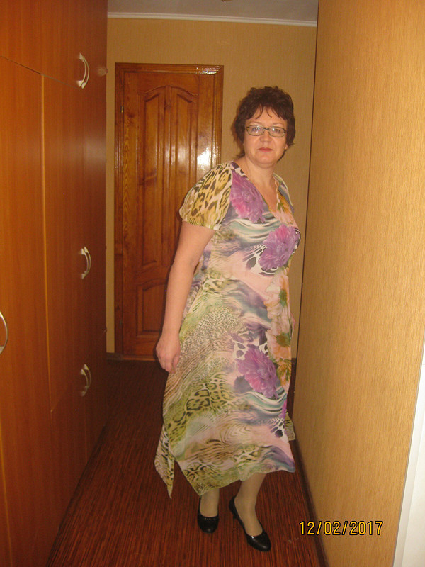 Платье из купонной ткани от STI