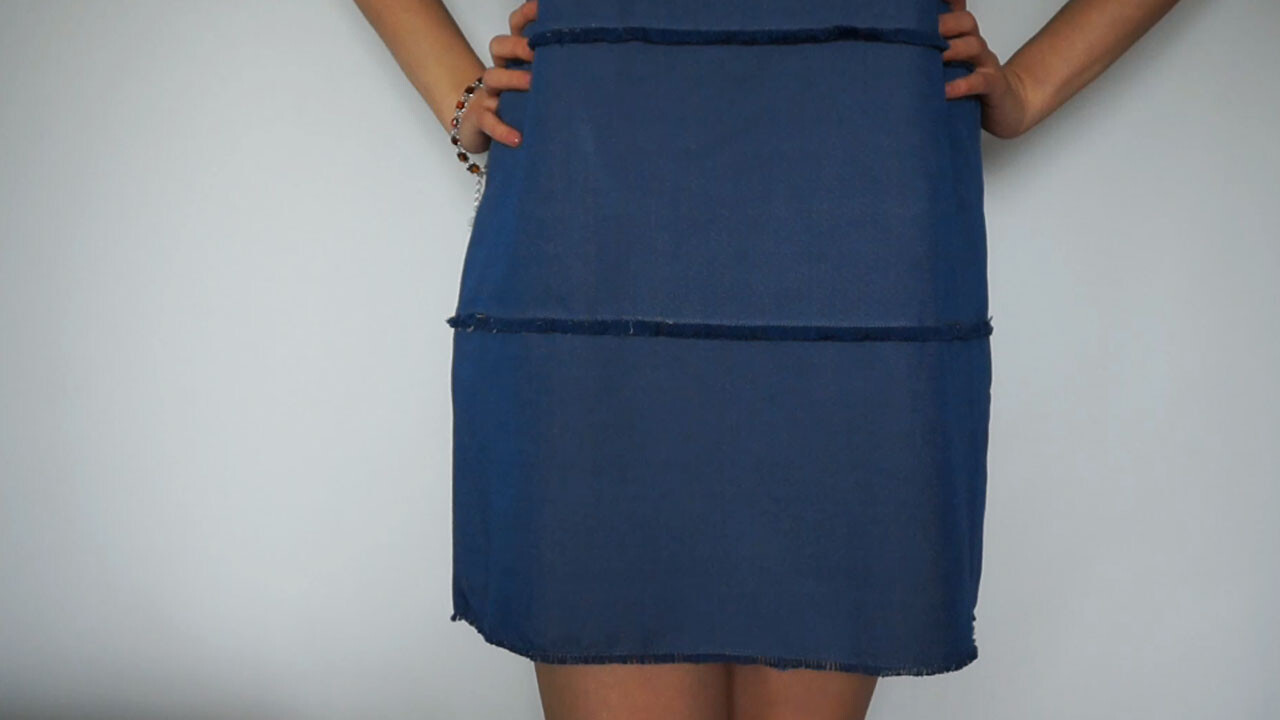 Джинсовое платье мини от Larisa07