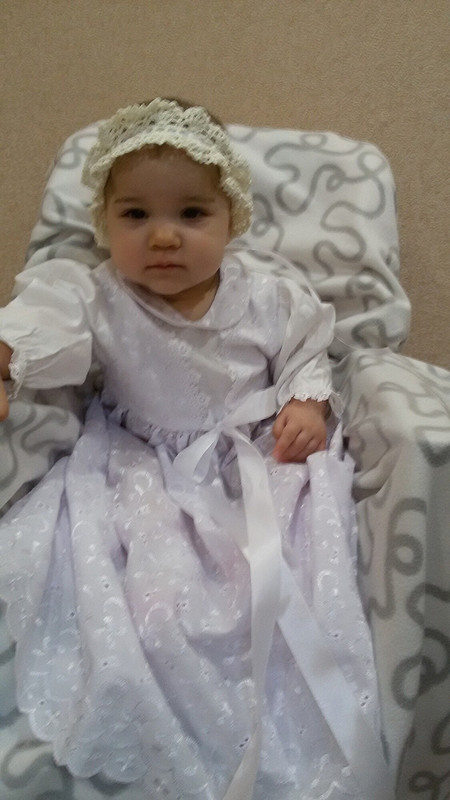 Платье для крещения малышки от Roksalana