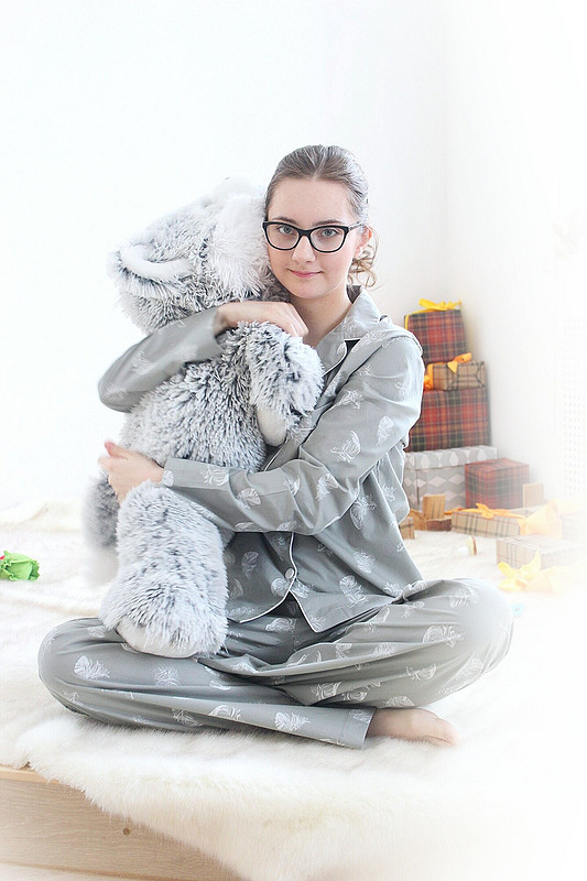 Женская..буржуазная..пижамка «Пёрышки» от AlexandraMaiskaya