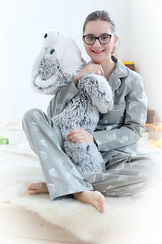 Женская..буржуазная..пижамка «Пёрышки» от AlexandraMaiskaya