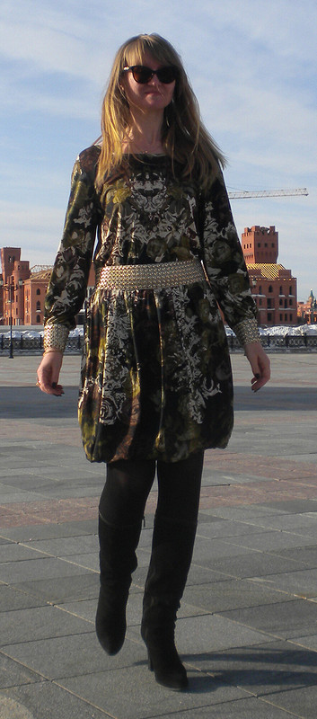 Платье с юбкой-баллон от Светлана Полушина