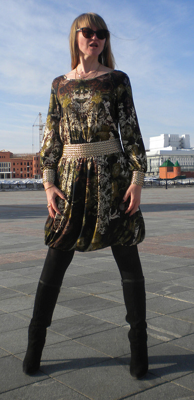 Платье с юбкой-баллон от Светлана Полушина