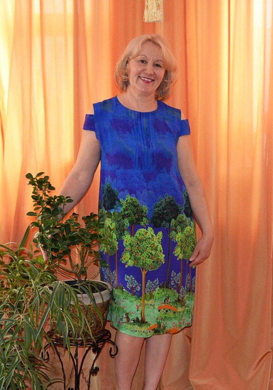 Платье - сказочный лес от Rozali