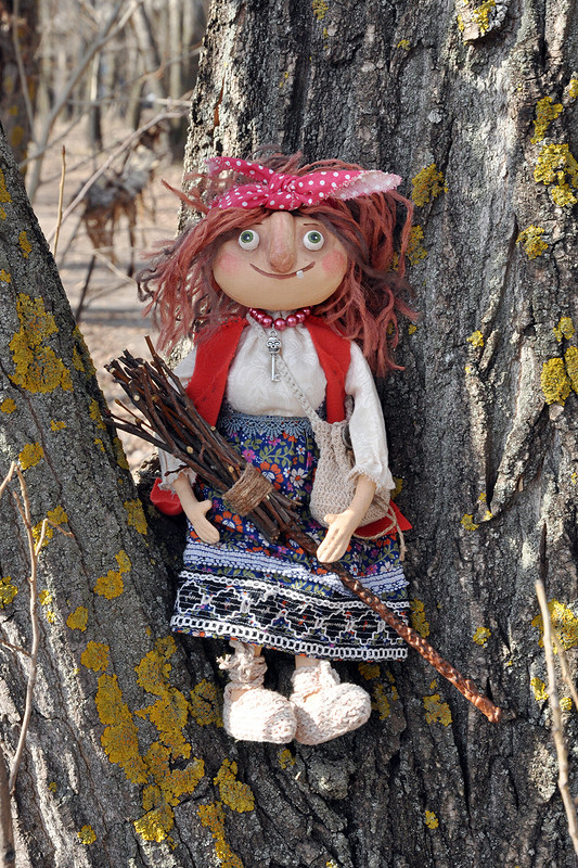 Бабулечка Ягулечка. Текстильная кукла от MymiMama