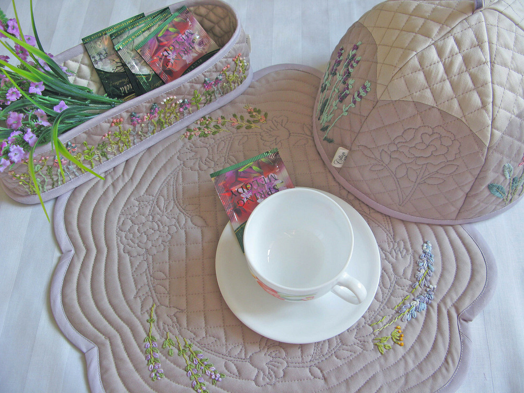 Комплект к чаю Весенние первоцветы от АнюткаФ