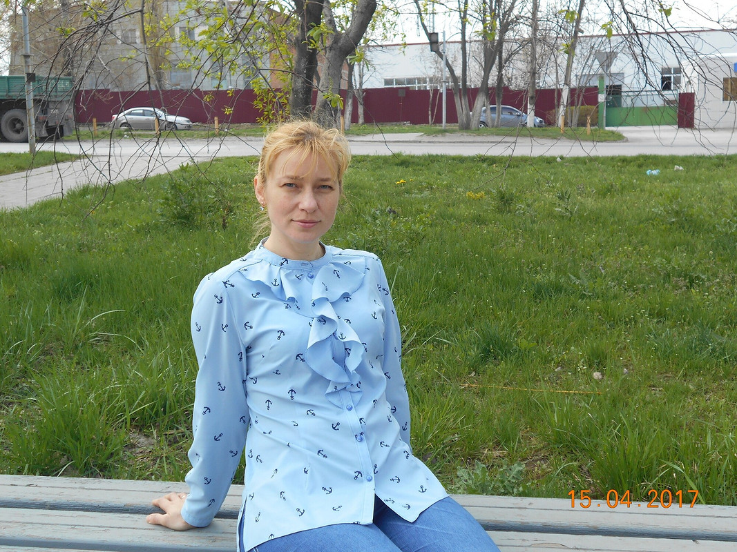 Блузка с якорями от Oksana-Ksu
