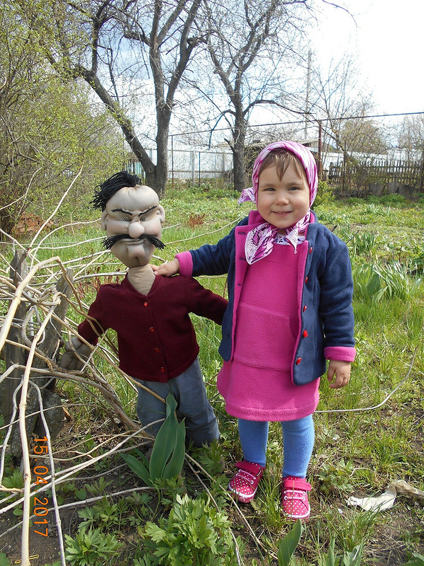 Садовая кукла от Oksana-Ksu