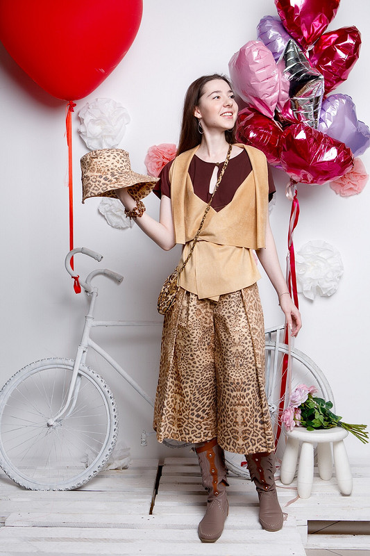 Комплект юбка-брюки, блузка и жилет от Galina_Guliaeva