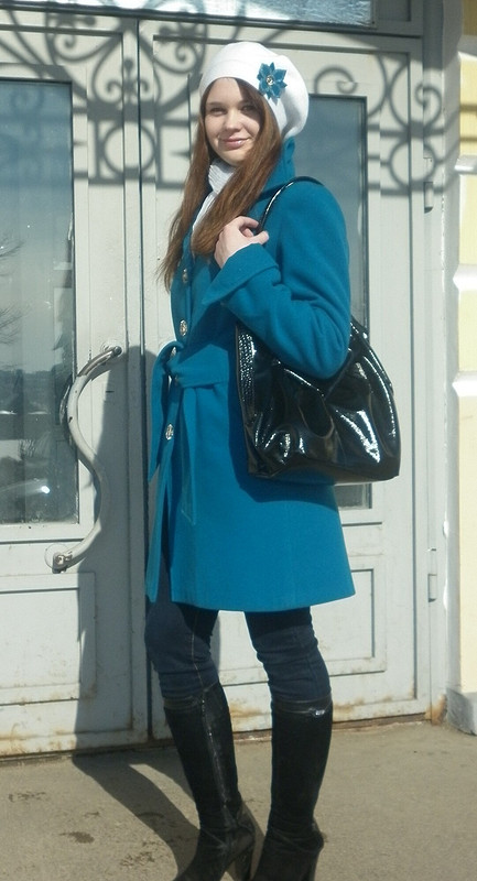 Яркое пальто от MariyaKhokhlova