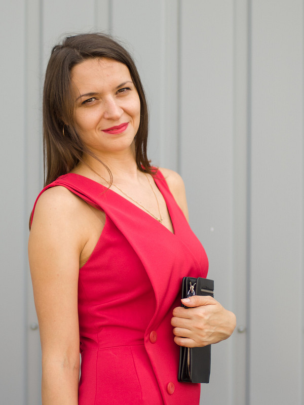 Красное платье от Perminova Ksunya