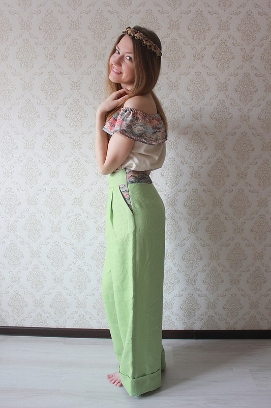 Льняные брюки и блуза от nina_sobenina