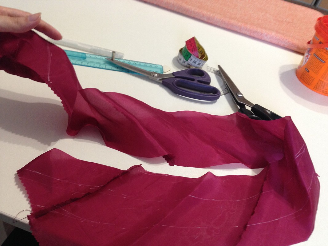 Пурпурное платье-комбинация от Anna_Tsi