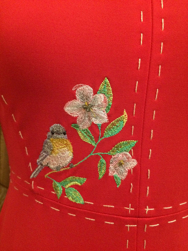 Платье с птичками от Lesik1