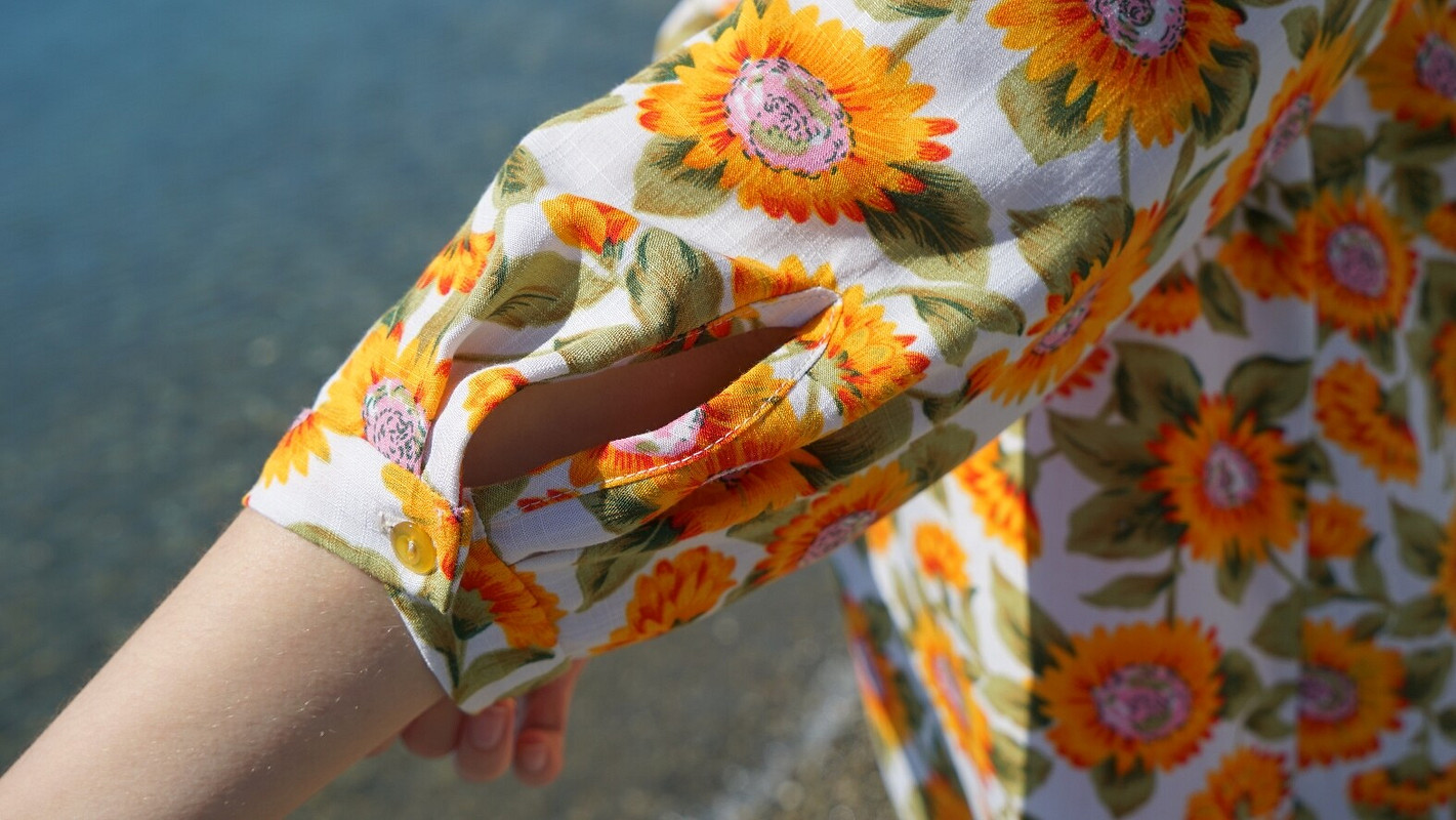 Солнечное платье из льна от Larisa07