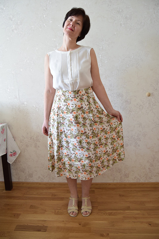 Цветочная юбка от Yulya158