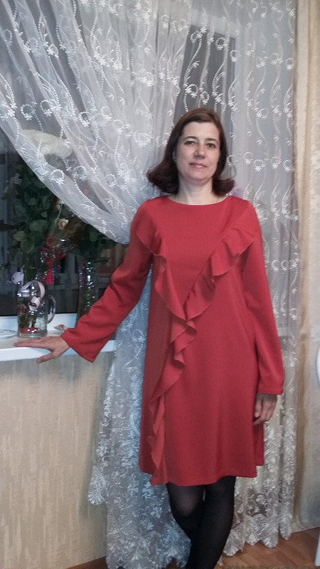 Платье с воланами от Еле7на