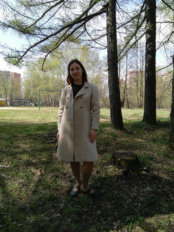 Карамельно-льняное весеннее пальтишко от UlyanaShestakova