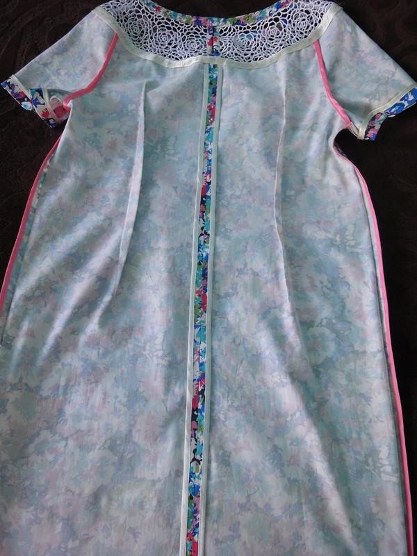 Платье с кружевной кокеткой от Uralochka