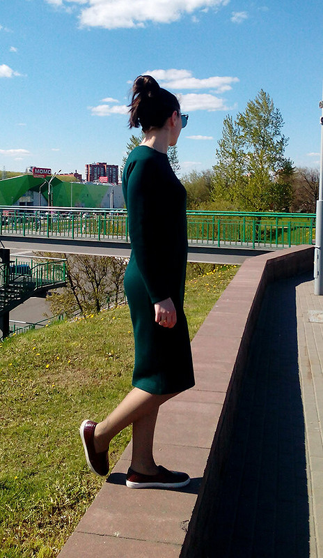 Зеленое платье от Jylka