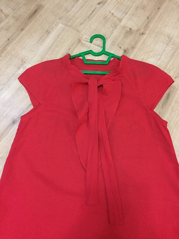 Красное хлопковое платье от MariyaPolyakova