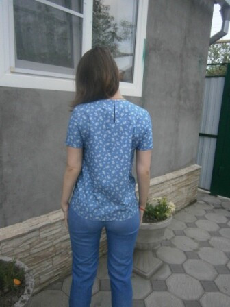 Блуза из остатка джинсы от Mineki
