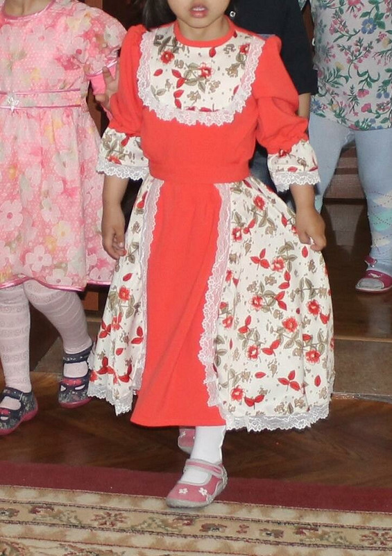 Платье детское «Рюши, кружева» от @vera_ch.k
