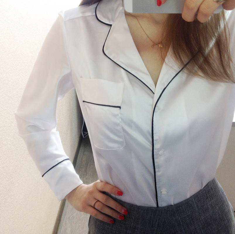 Блузка в бельевом стиле от KseniaT27