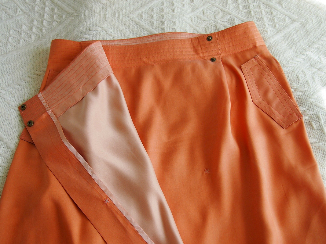 Оранжевая юбка от Оксана Сыса СОК 