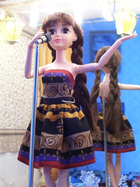 Платье из вискозного штапеля от Alein