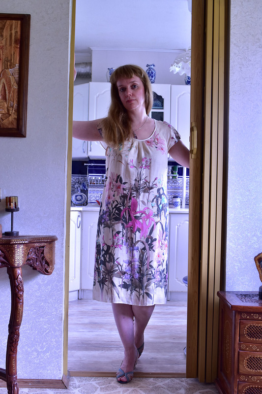 Платье из льняной вуали от Zinaida_K