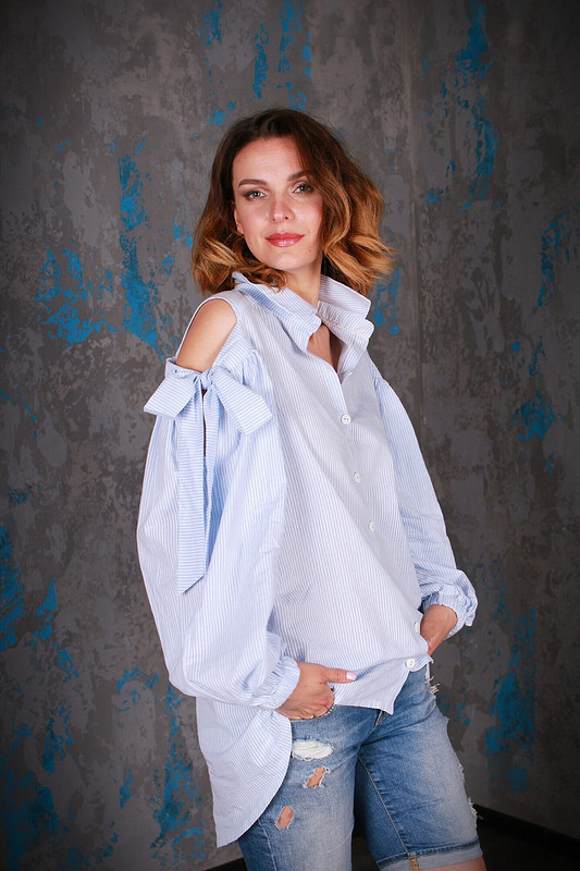 Рубашка с бантами от AlexandraMaiskaya