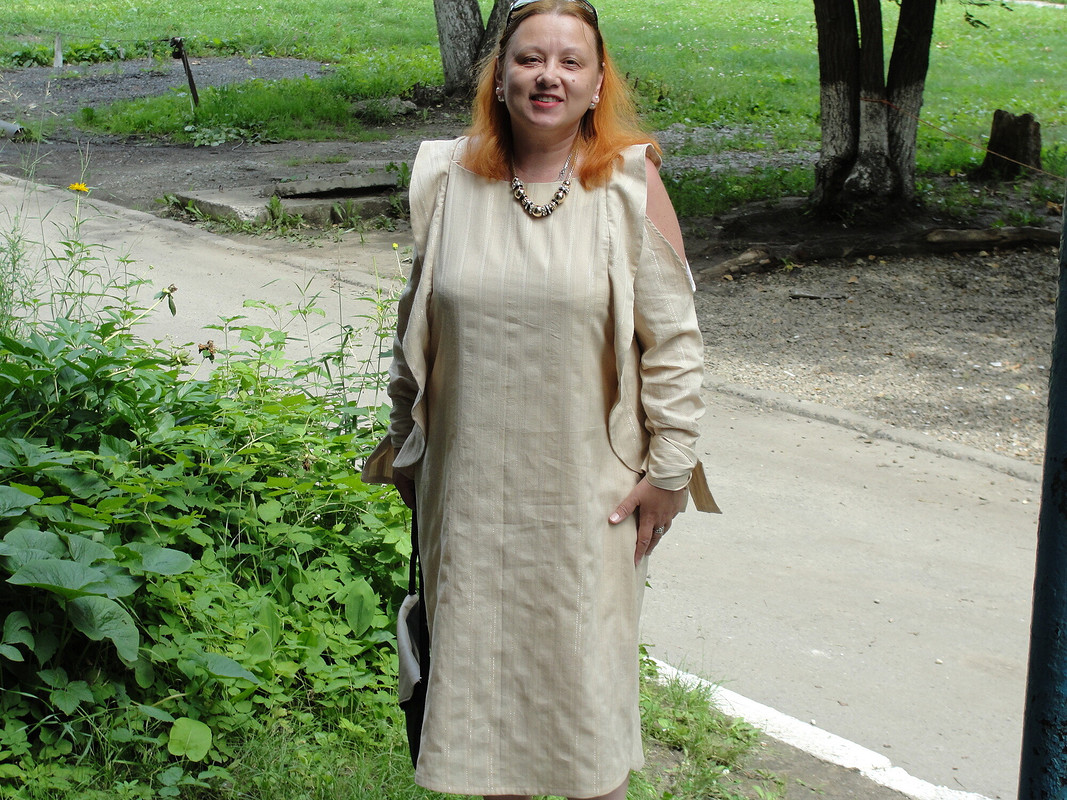 Платье цвета нюд от Larisa.Shmakova