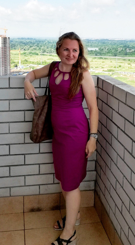 Эффектное платье от OlyaSesolya
