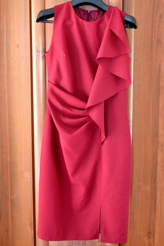 Платье цвета марсала от Tamara151208